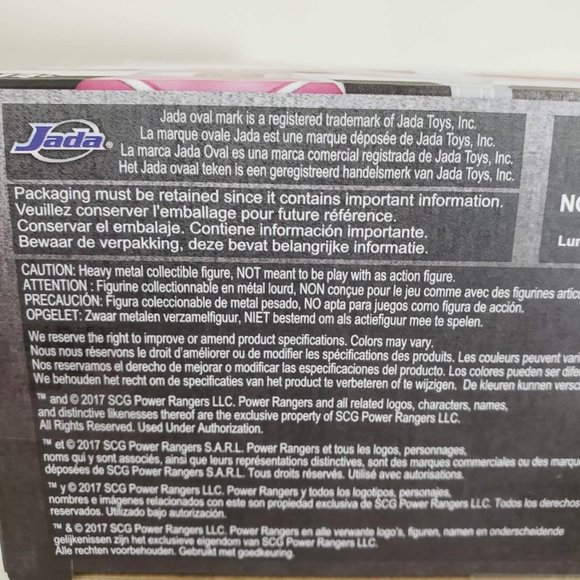Bandai Saban's Pink Power Ranger metals die cast 4" figurine  NIB - Picture 4 of 7